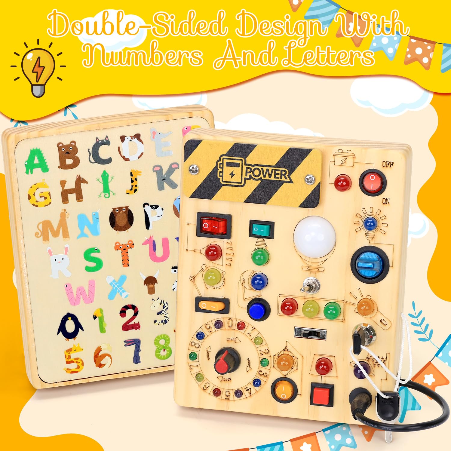RichBoy Busy Board ready for car rides and airplane travel