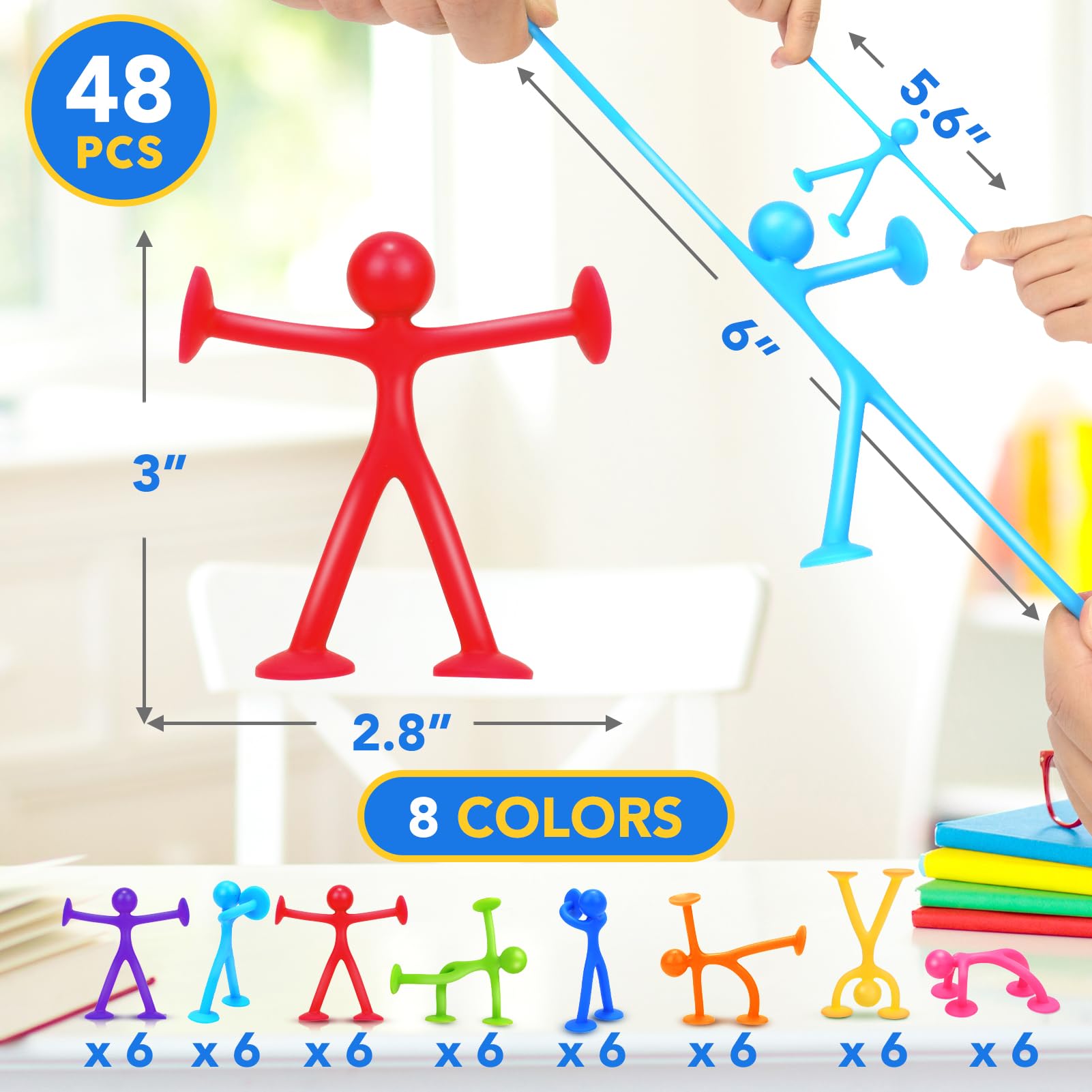 Richtim suction cup fidget toy with textured surface for tactile exploration