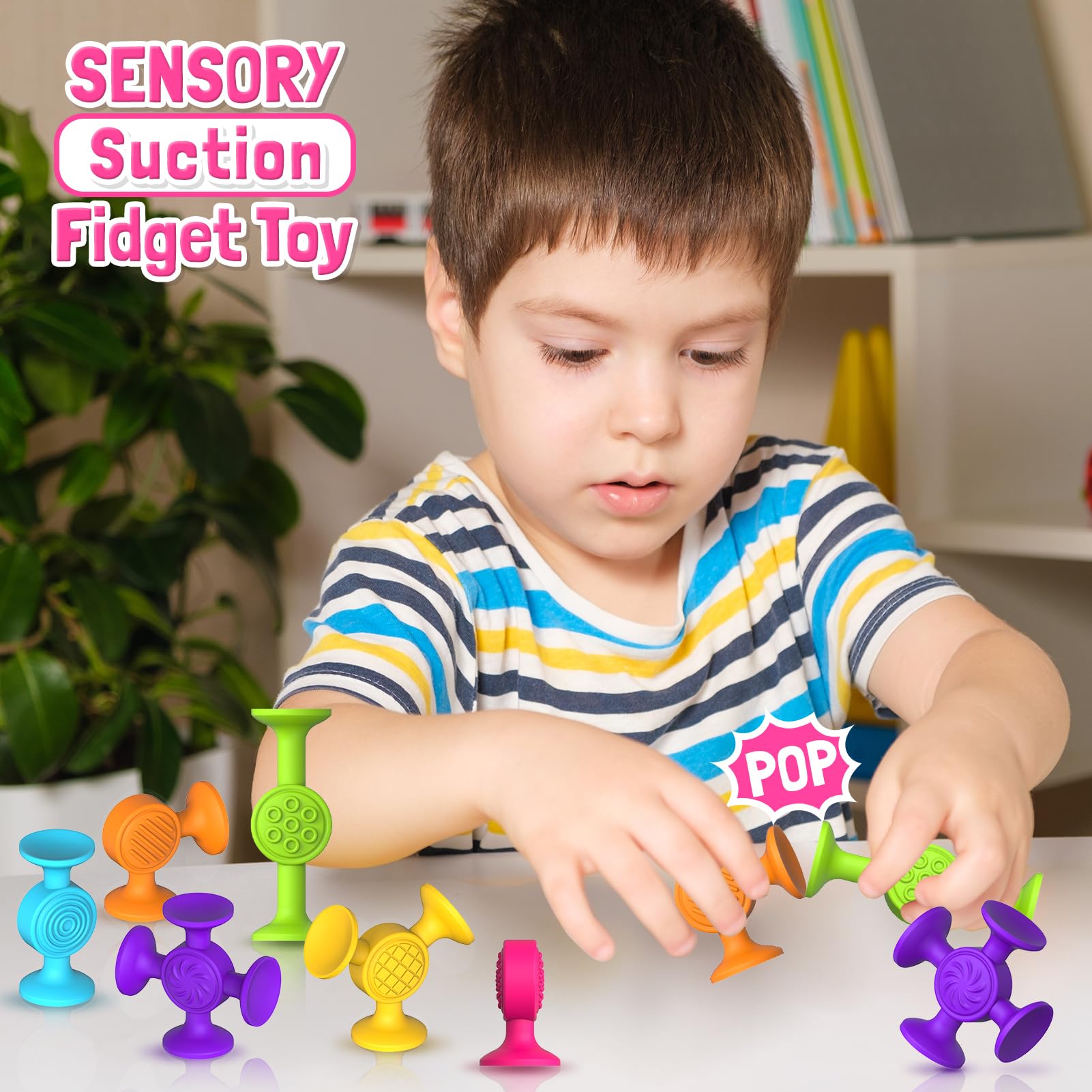Richtim Travel-friendly bath toys ideal for car rides and window play