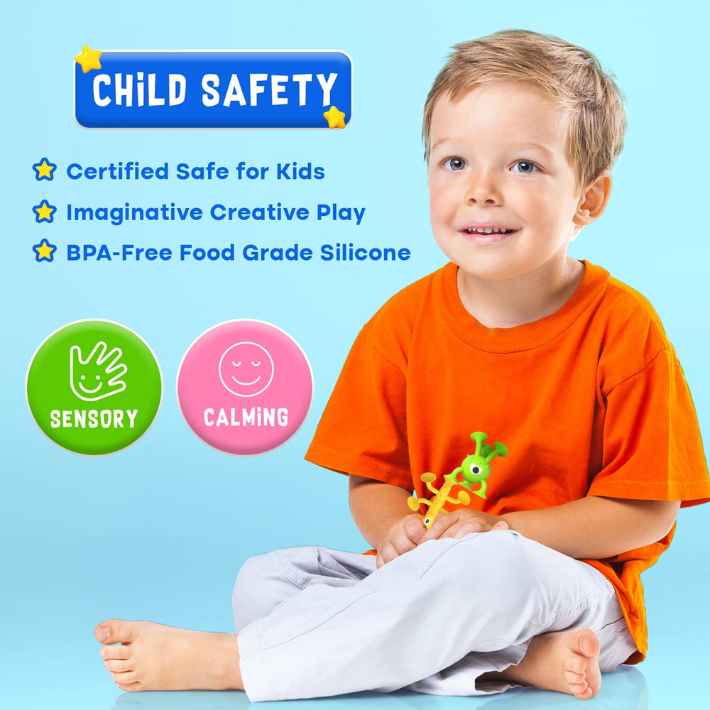 Richtim travel-friendly bath toy pack is easy to take on trips.