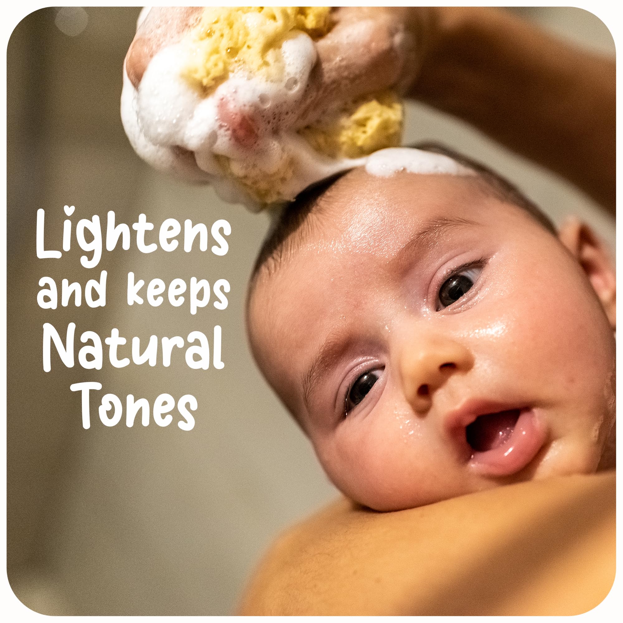 Ricitos de Oro shampoo with Rattle Cup cap adding playful bath time.