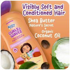 Ricitos de Oro Curls & Waves moisturizes with shea butter for smooth frizz-free hair