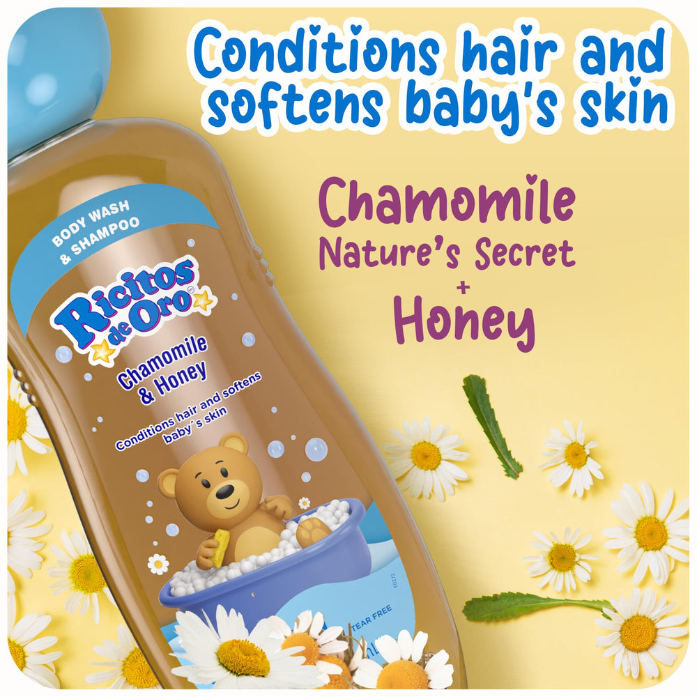 Ricitos de Oro hypoallergenic bottle supports daily gentle cleansing