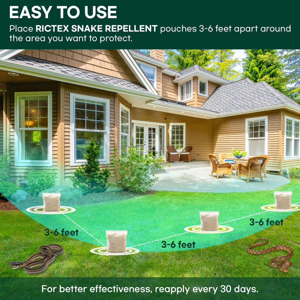 Rictex repellent at campsite keeps outdoor adventures snake-free