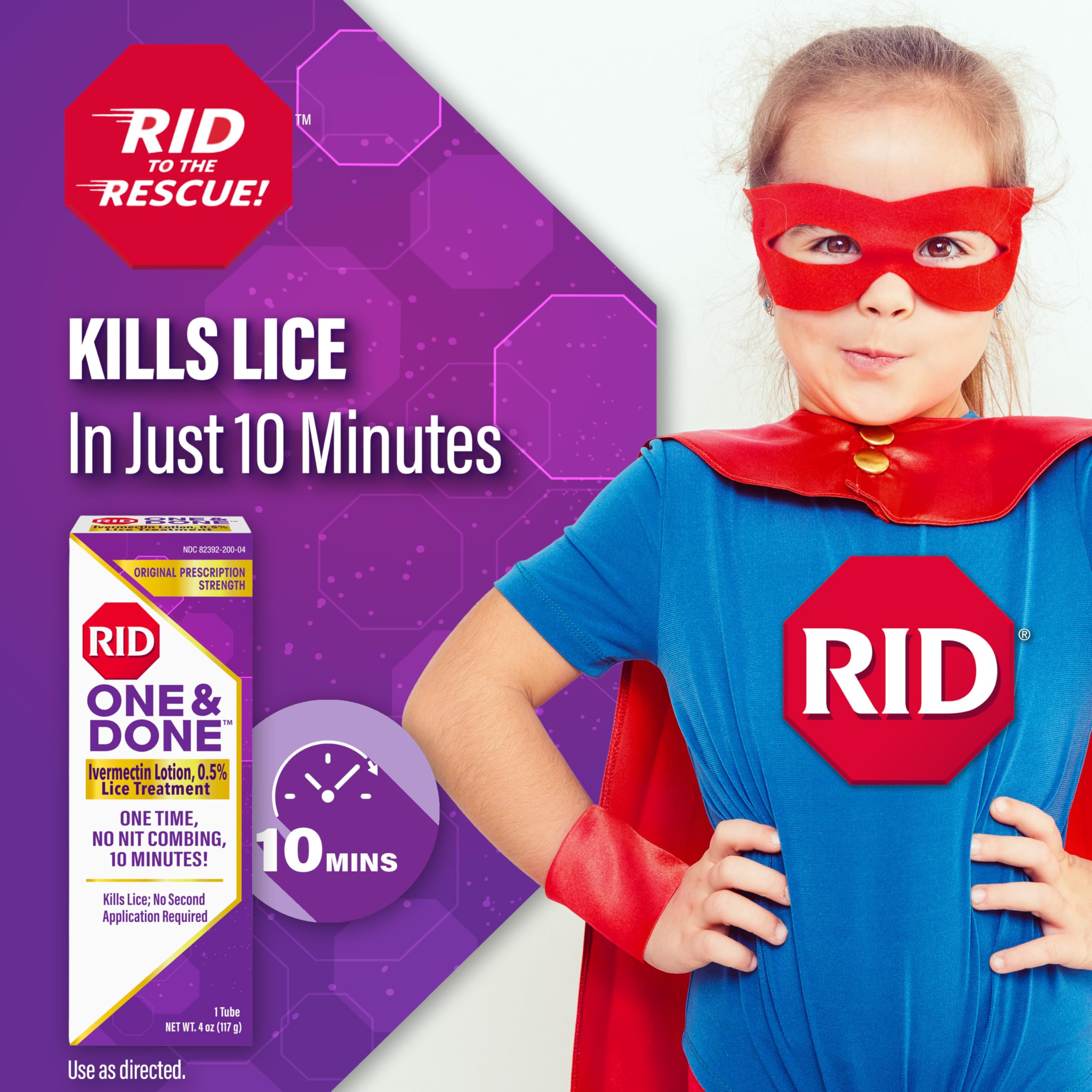 RID One and Done is child-safe for ages six months and up.