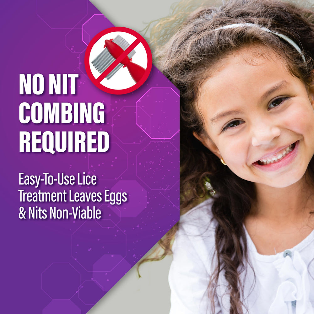RID One and Done reduces nit combing for simple home treatment.