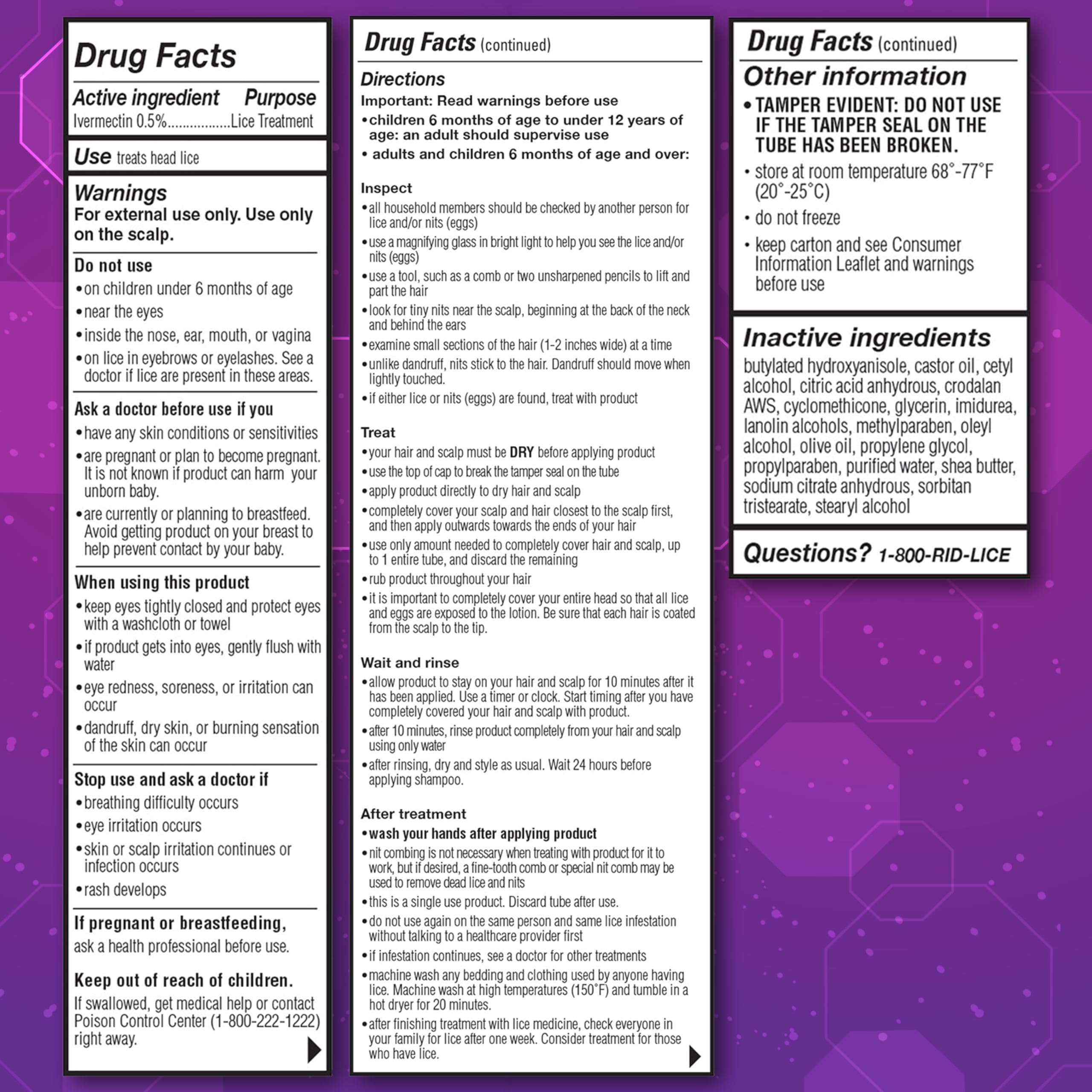 RID One and Done packaging box shows OTC prescription-strength solution.