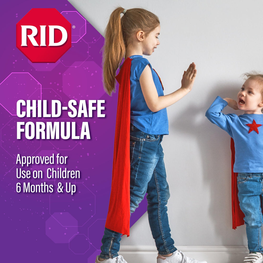 RID One and Done pediatrician-recommended active ingredient for resistant lice.