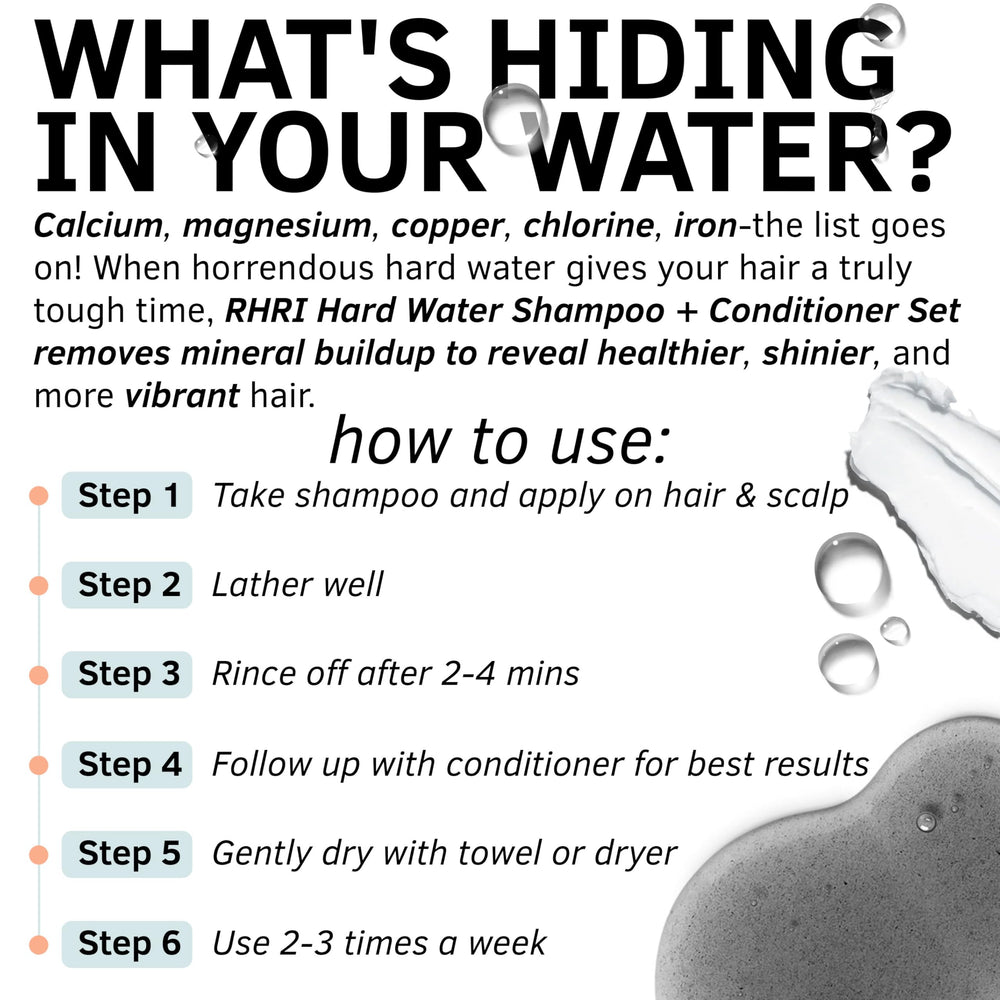 Rida mineral detox helps reduce mineral buildup on hair.