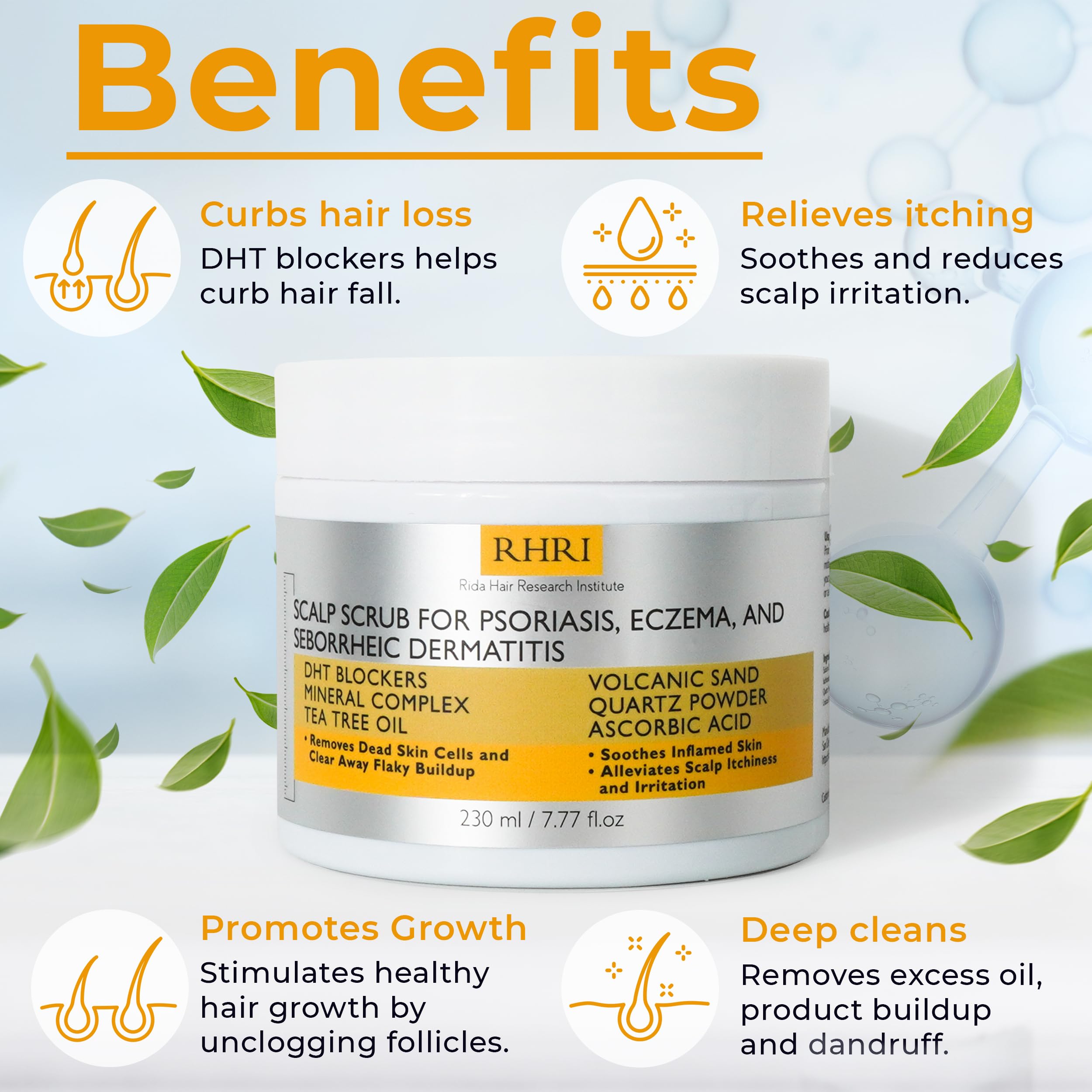 Rida mineral complex detail signals nourishing ingredients for scalp balance