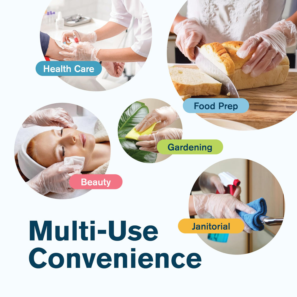 Ridex ambidextrous kitchen gloves fit either hand for versatile cleaning.