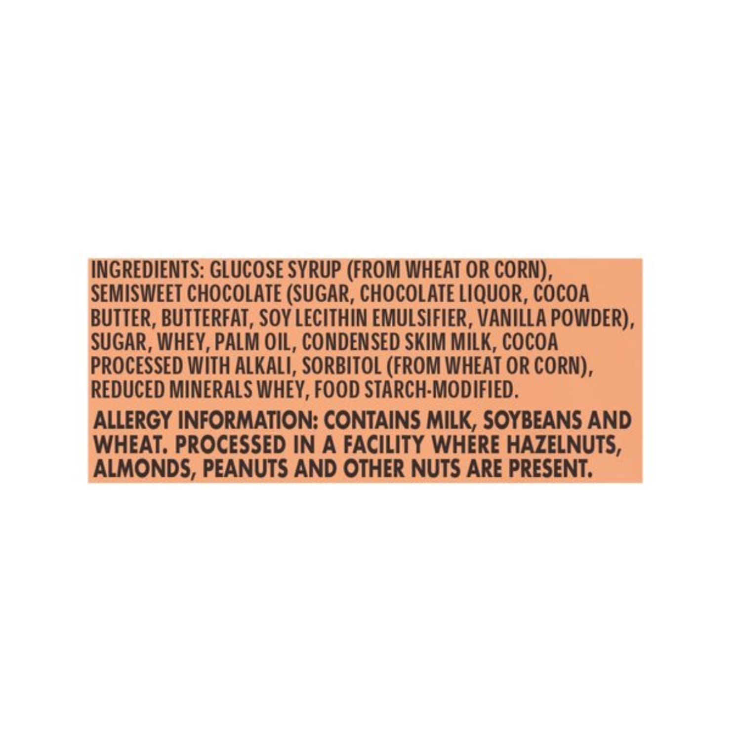 Riesen chocolate caramel bite reveals dense caramel center