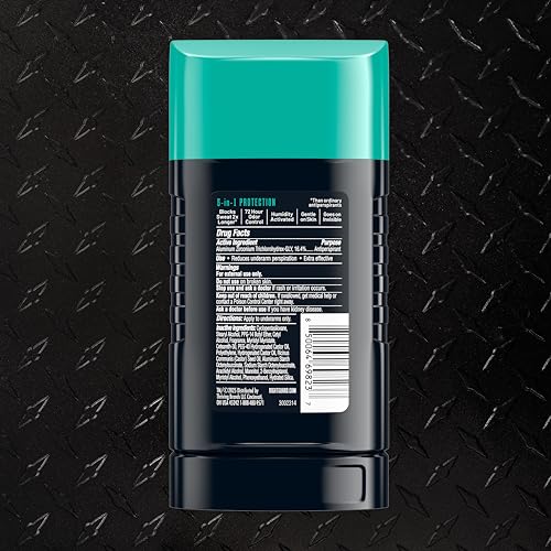 Right Guard Humidity Breaker application shot highlights invisible finish after use.