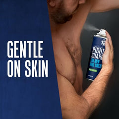 Close-up of the cap on Right Guard Sport Fresh Scent for easy application.