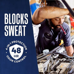 Right Guard Sport Fresh Scent spray in action for quick-drying freshness.
