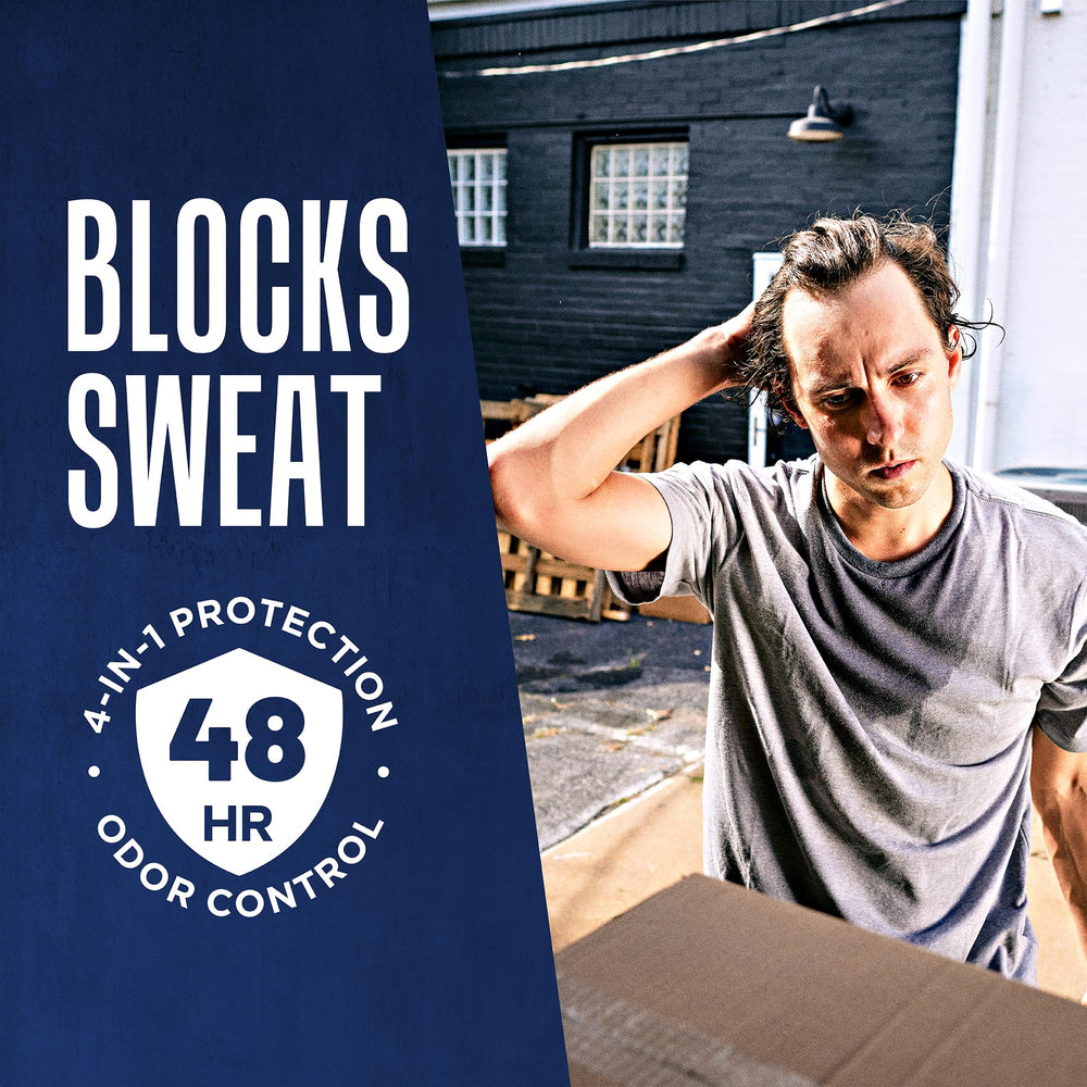 Right Guard Sport 4-in-1 protection helps control sweat, odor, bacteria, and wetness.