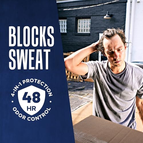 Right Guard Sport Powder Dry Scent spray nozzle in action with quick-drying application.