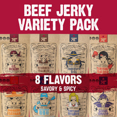 Righteous Felon American-made Jerky Pack on board, premium quality.