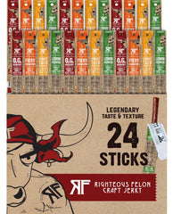 RIGHTEOUS FELON Hickory beef stick for bold flavor and high protein on the go.