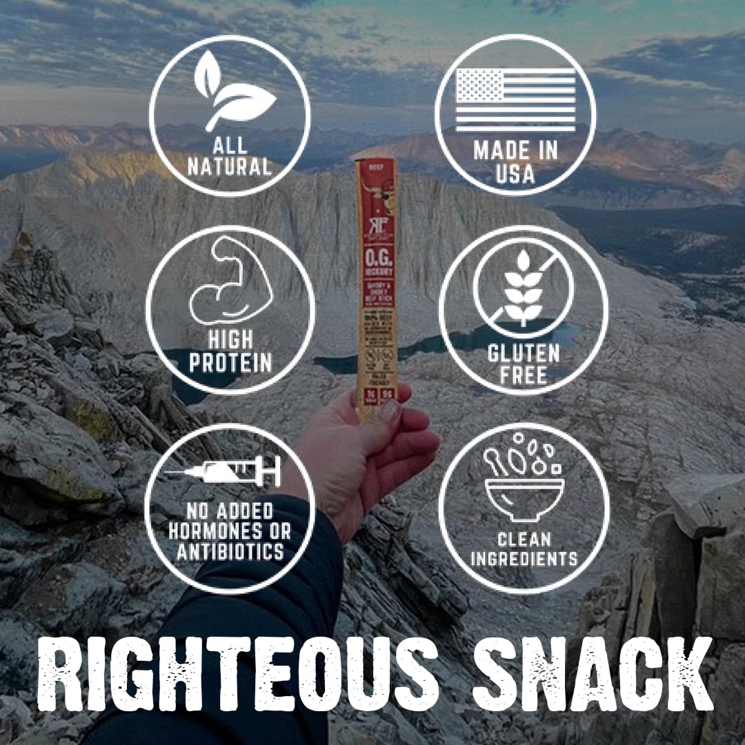 Righteous Felon USA-made dry aged artisan jerky sticks