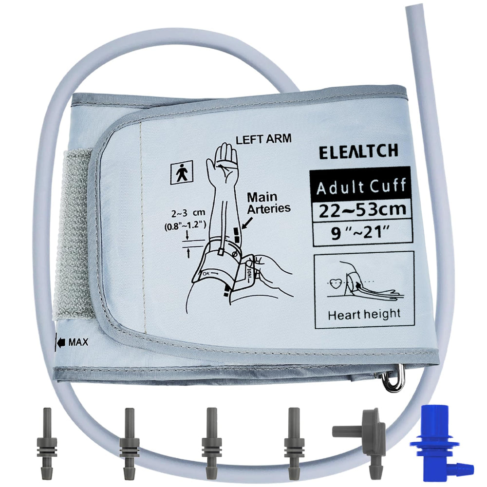 Rihaory extra large cuff ready for big-arm comfort and accurate readings