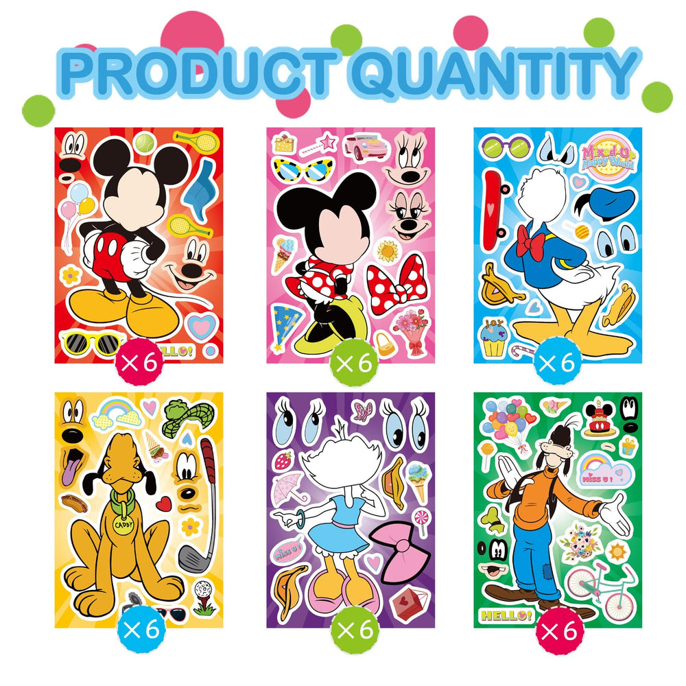 Rihoyoss make-a-face sticker sheets ideal for classroom rewards and party decor.