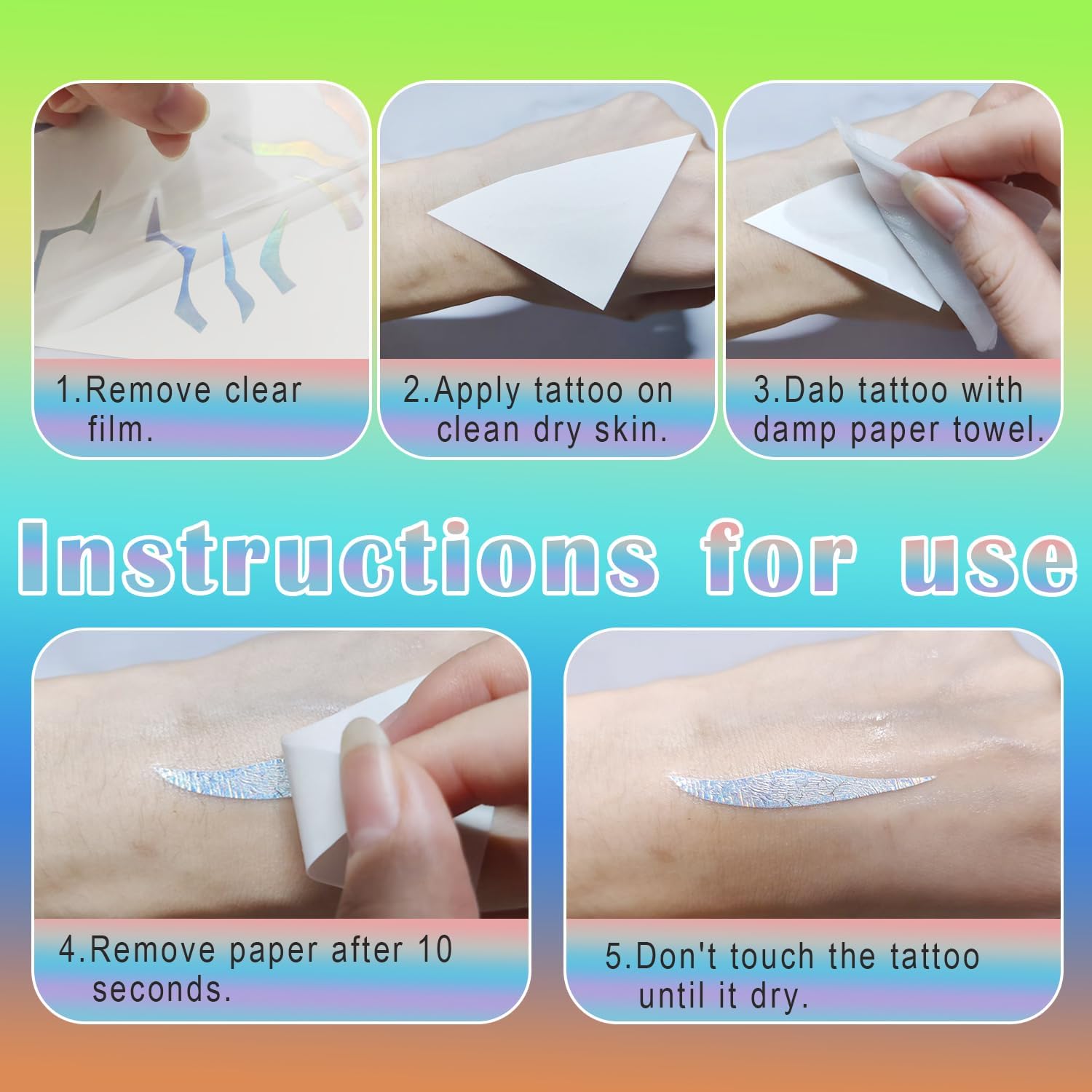 Rihoyoss Party favors tattoos provide quick, safe fun for teens and adults alike