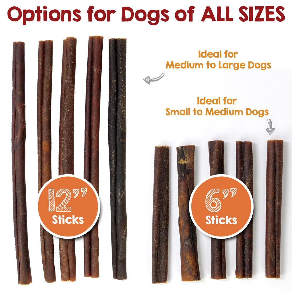 Riley's 6-inch beef collagen stick displayed - great for chewers.