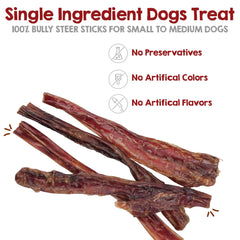 Riley's 100% beef pizzle close-up, natural single-ingredient chew for safe snacks.