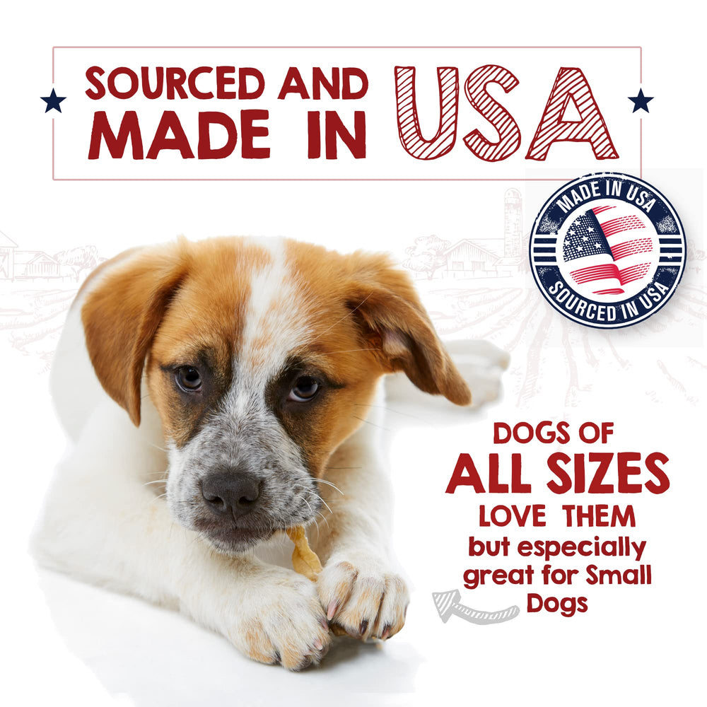 Riley's Turkey Tendon Chews dog chew texture ideal for chewers.