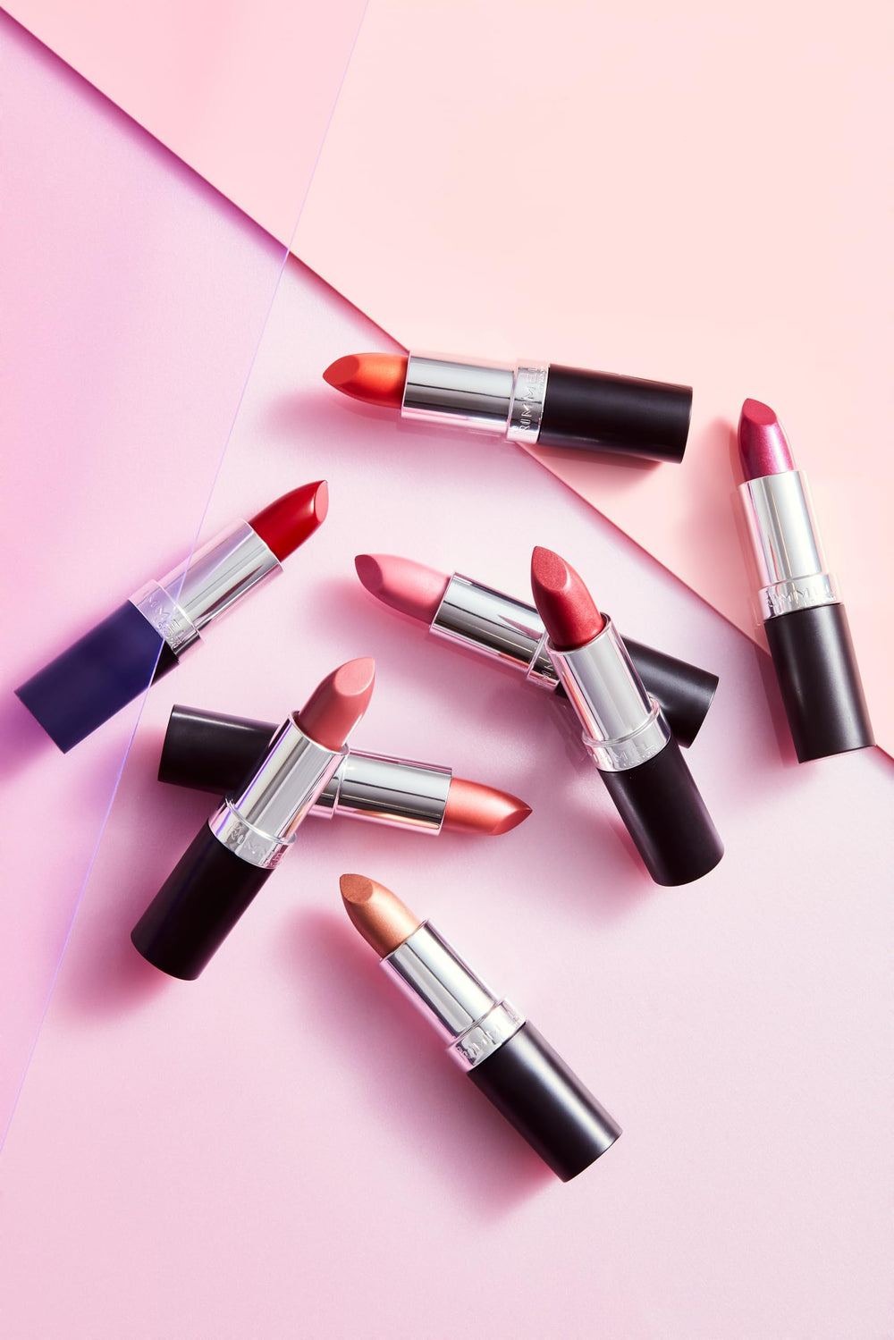 Complete look with vibrant Candy shade for a chic satin finish.
