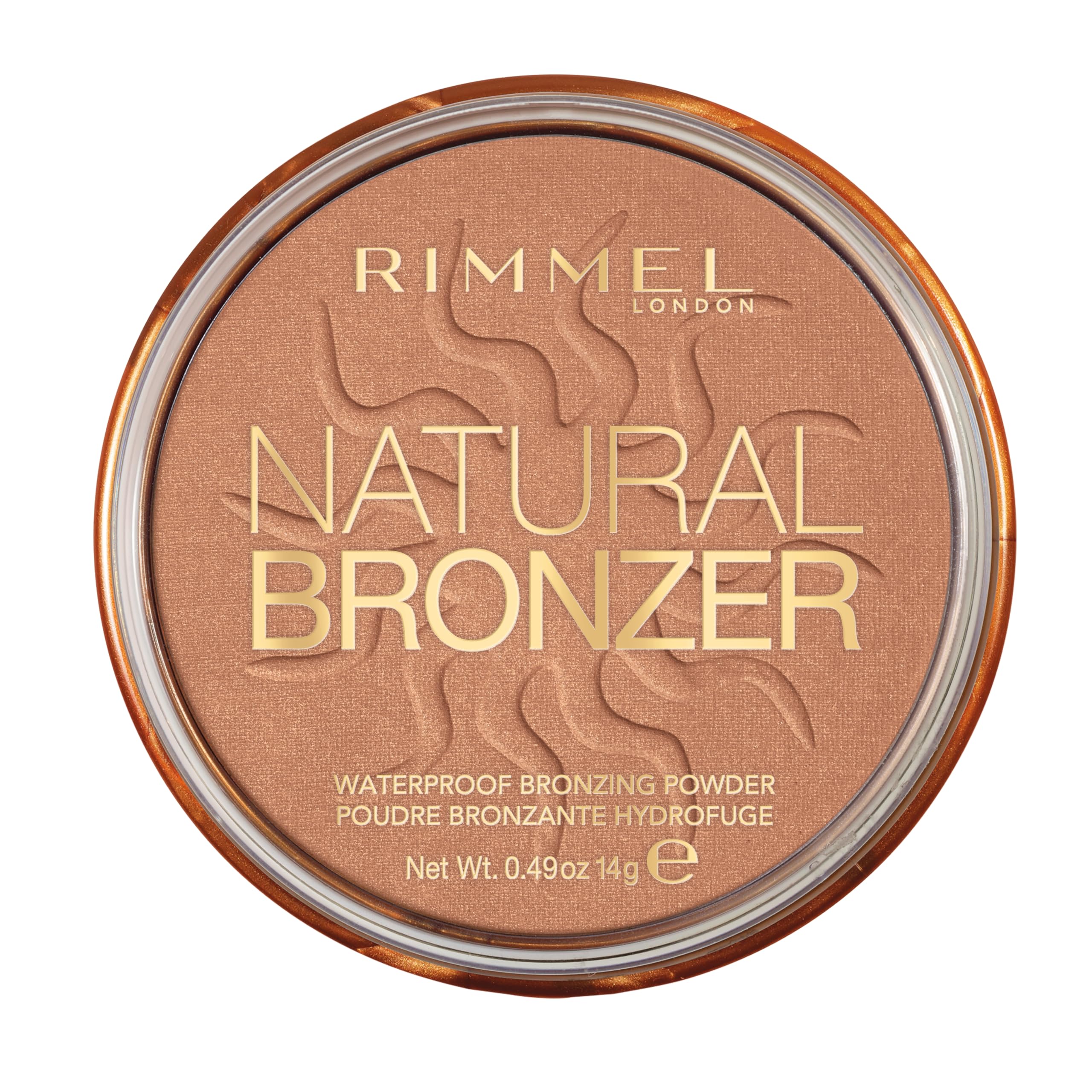 Rimmel Natural Sun Dance bronzer compact open shows sun-kissed glow for daily warmth