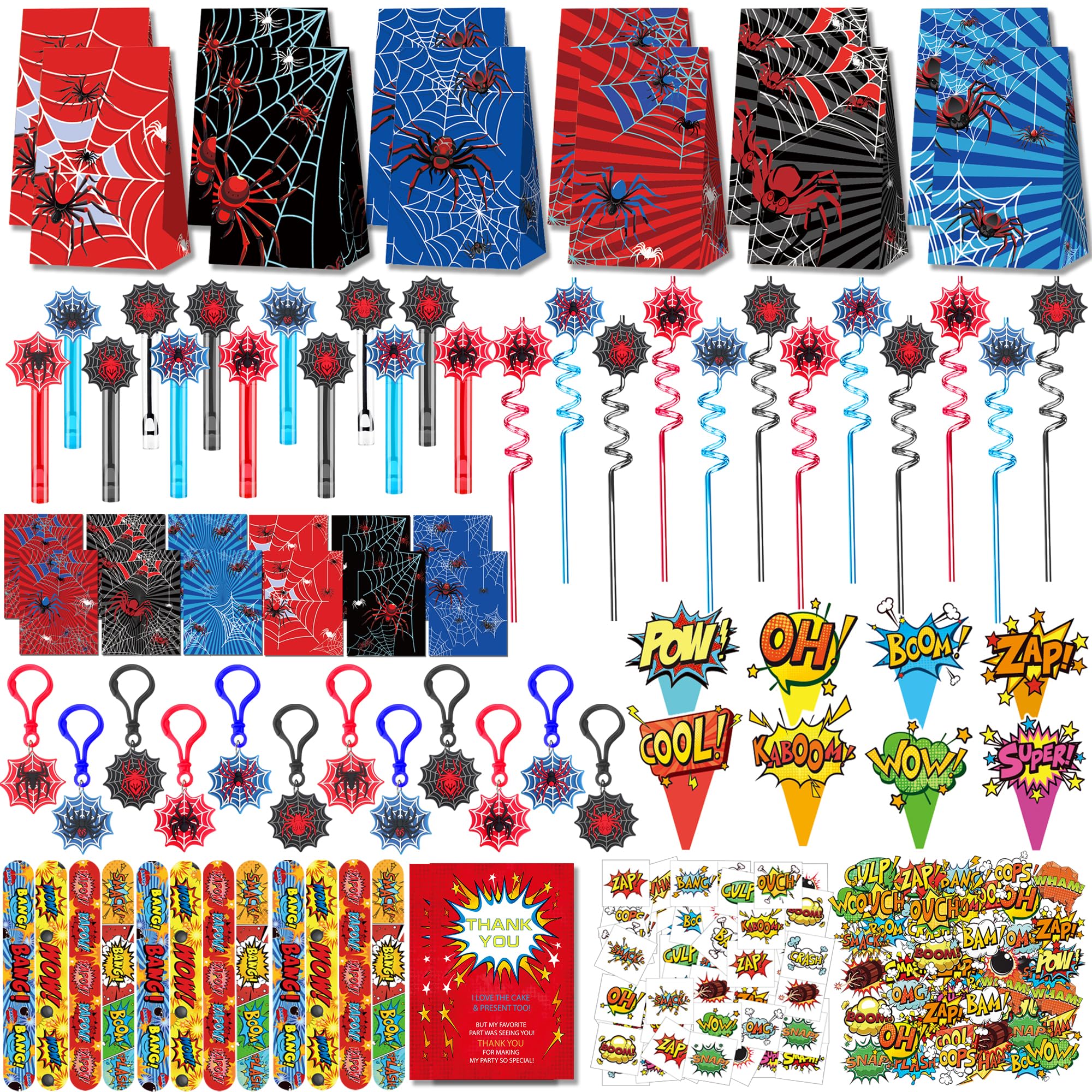 Rinfoeti 308Pcs party bundle cake toppers for stylish birthday decor.