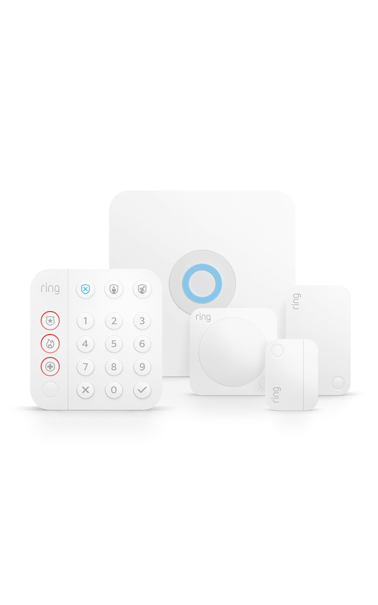Ring Alarm base-station setup powering centralized home security