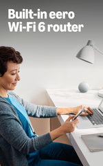 Ring Alarm Pro contact sensor on a door for added protection.