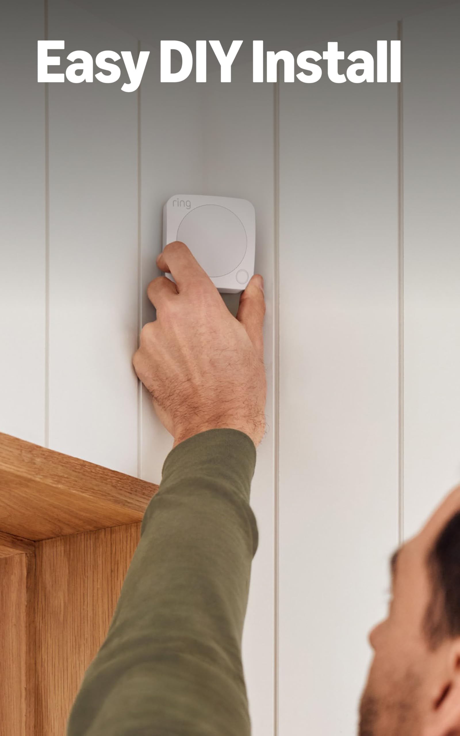 Ring Alarm Pro motion detector monitoring a hallway with motion alerts.