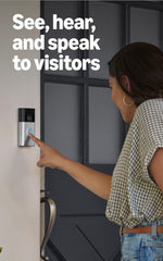 Ring Battery Doorbell motion detection alerts monitor door activity.