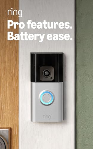 Ring Battery Doorbell Pro Alexa compatibility for hands-free alerts.