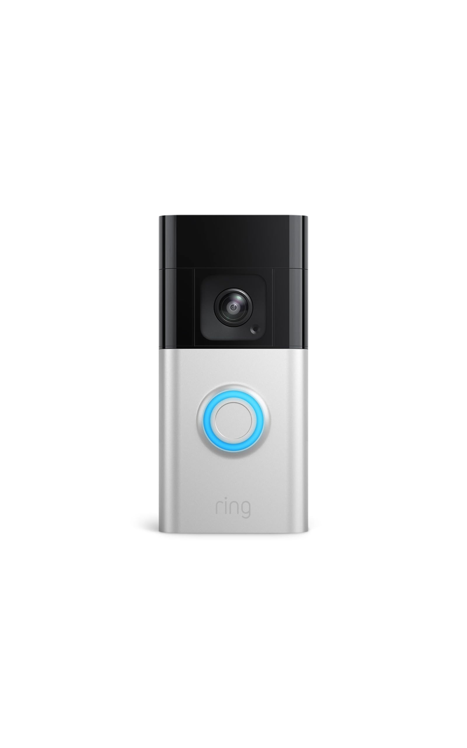 Ring Battery Doorbell Pro front view for reliable exterior surveillance.