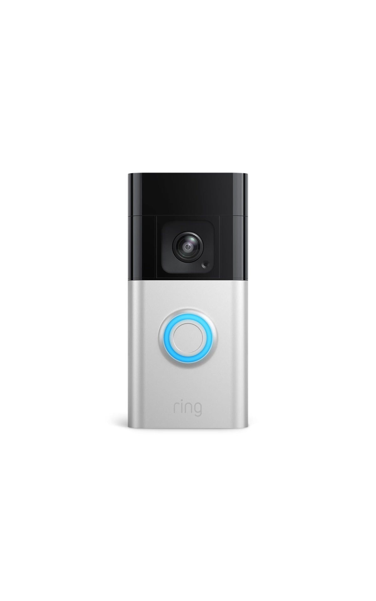 Ring Battery Doorbell Pro front view for reliable exterior surveillance.