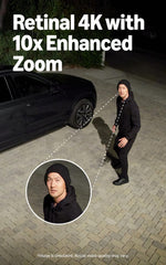 Ring Floodlight Cam Pro Live View with Two-Way Audio for real-time visitor interaction