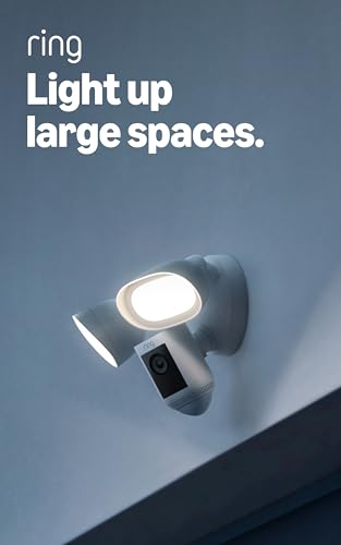 Ring Floodlight Cam Wired Pro installation is ready for simple wall or eave mounting.