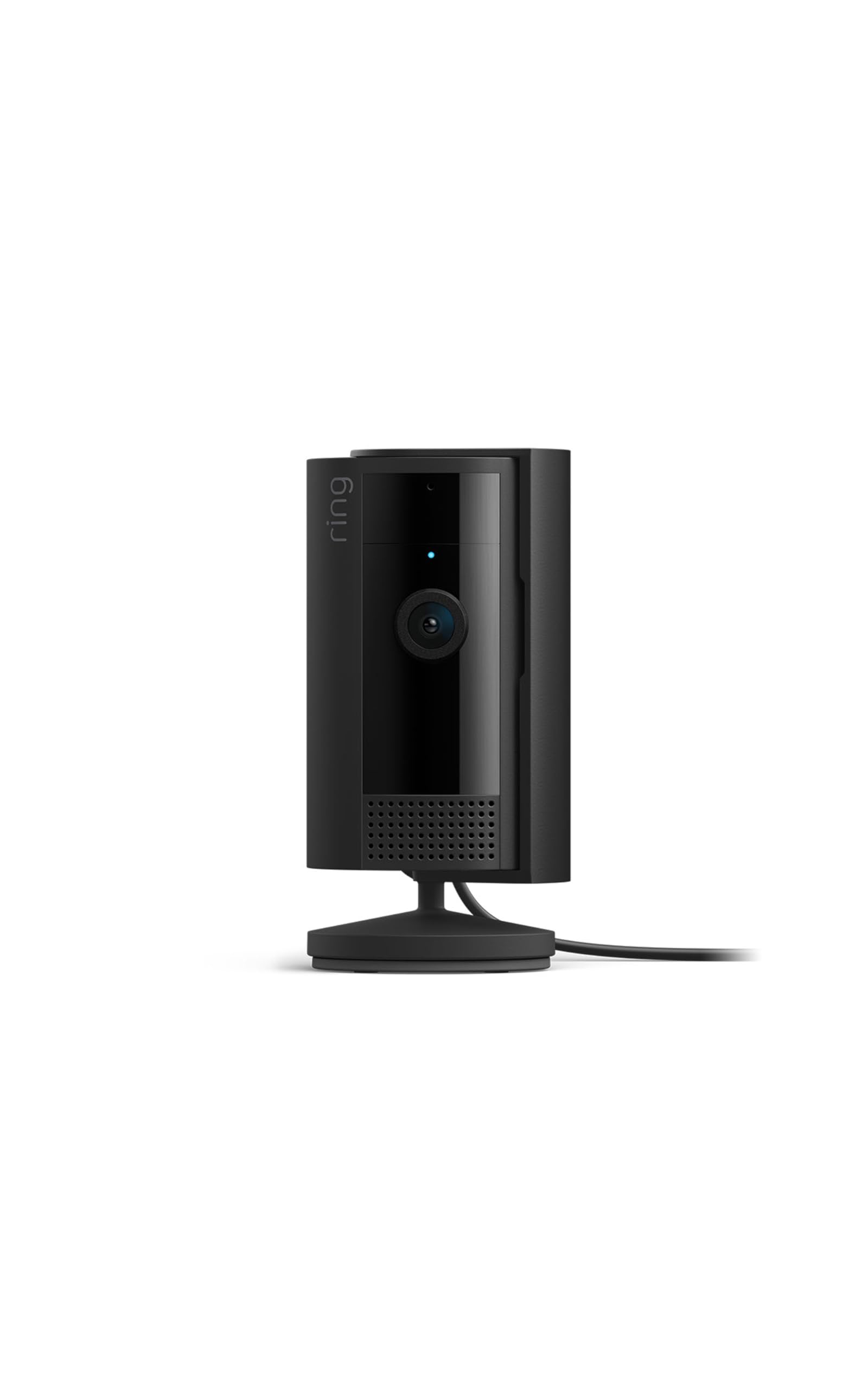 Ring Indoor Cam front view shows compact design for home security