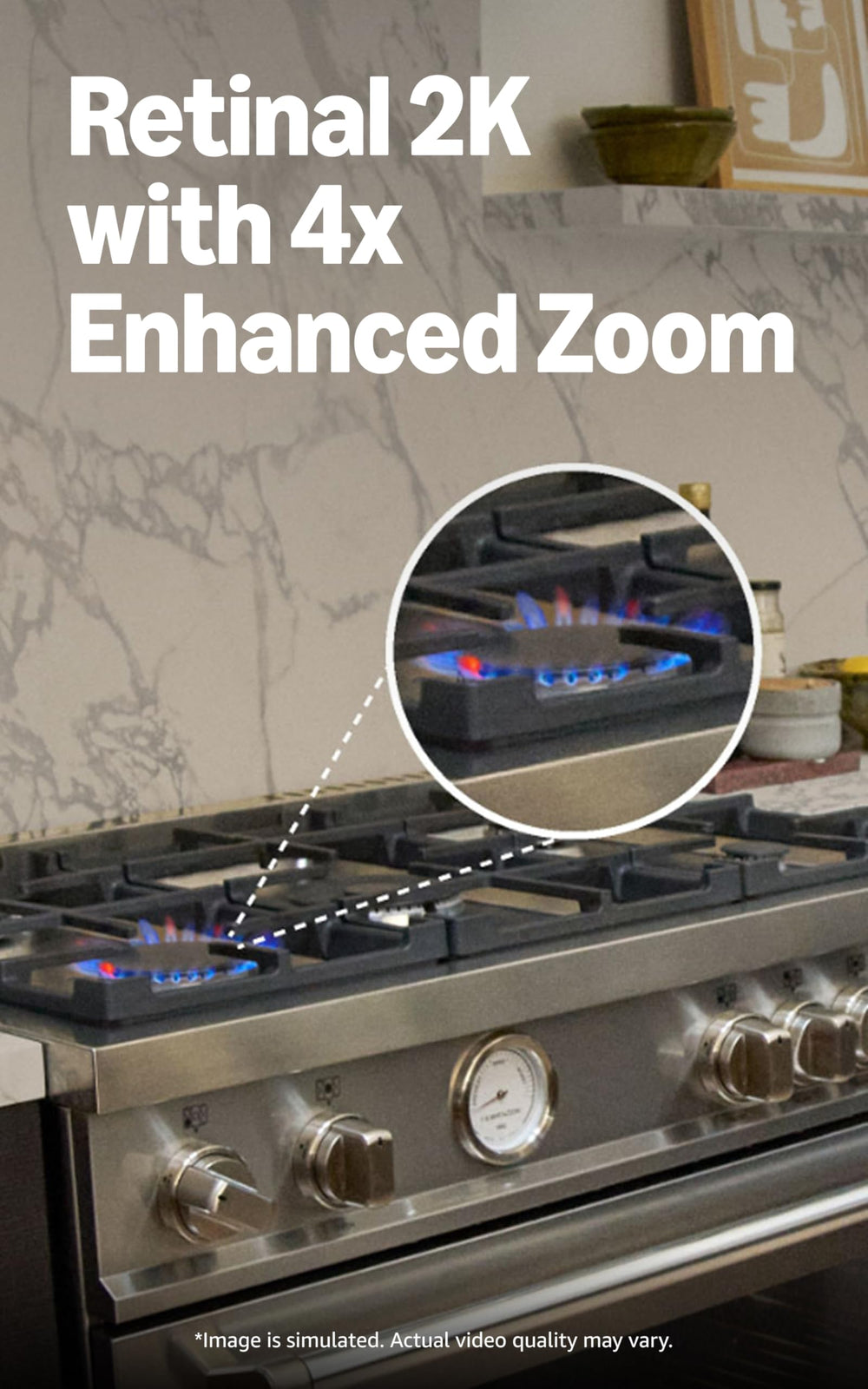 Ring Indoor Cam Plus 4x Enhanced Zoom lets you catch distant details clearly.
