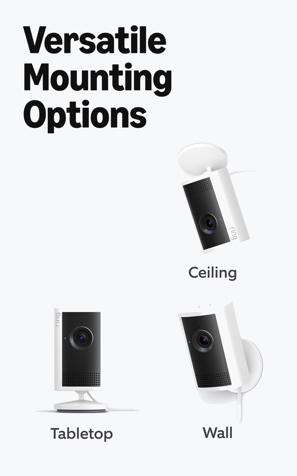 Ring Indoor Cam Plus balance lighting adapts to bright and dark areas.