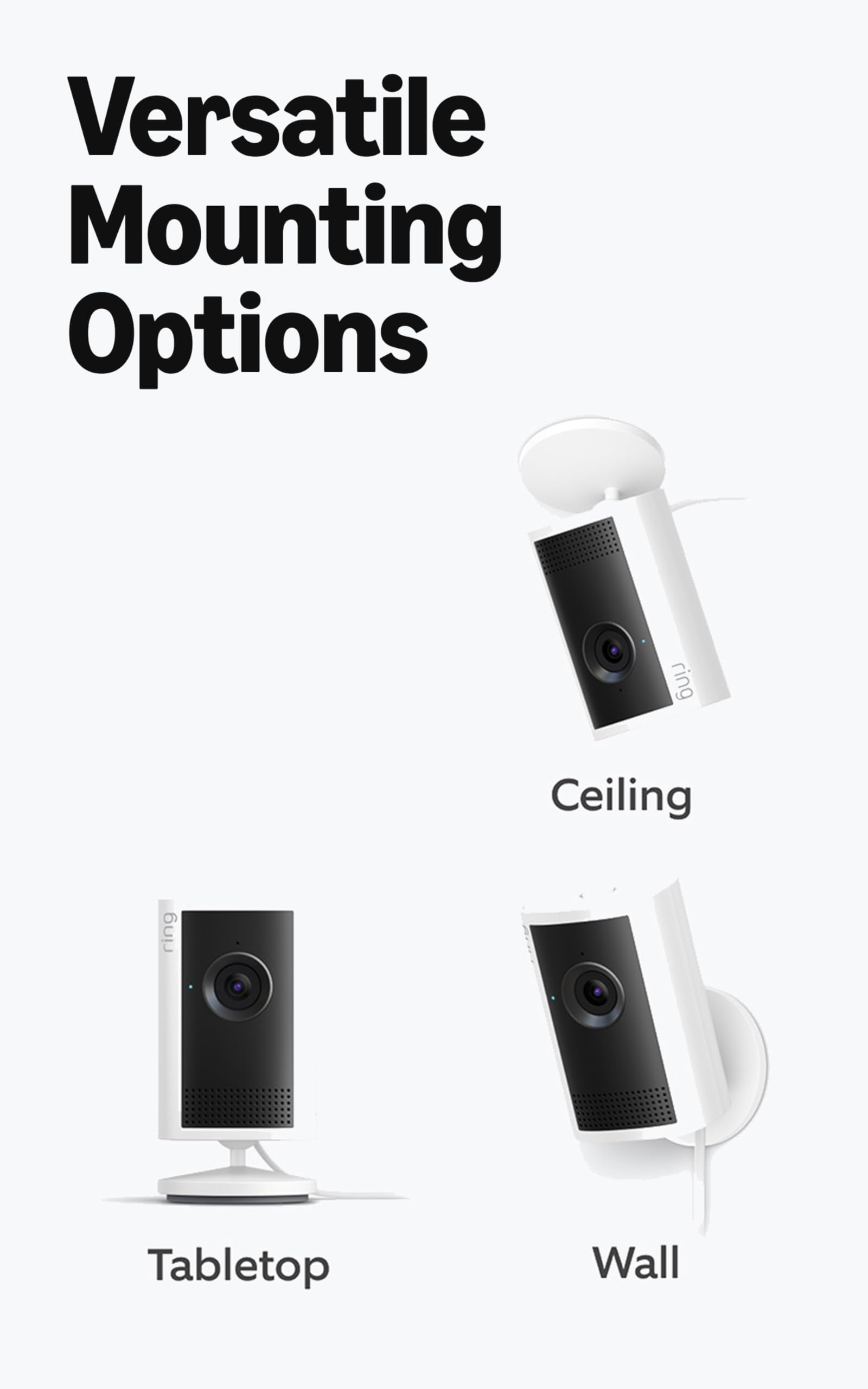 Ring Indoor Cam Plus privacy lens cover for easy privacy control.
