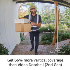 Ring Like-New Battery Doorbell Live View in action for real time communication