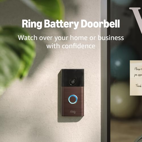 Ring Like-New Battery Doorbell USB C charging for easy recharging