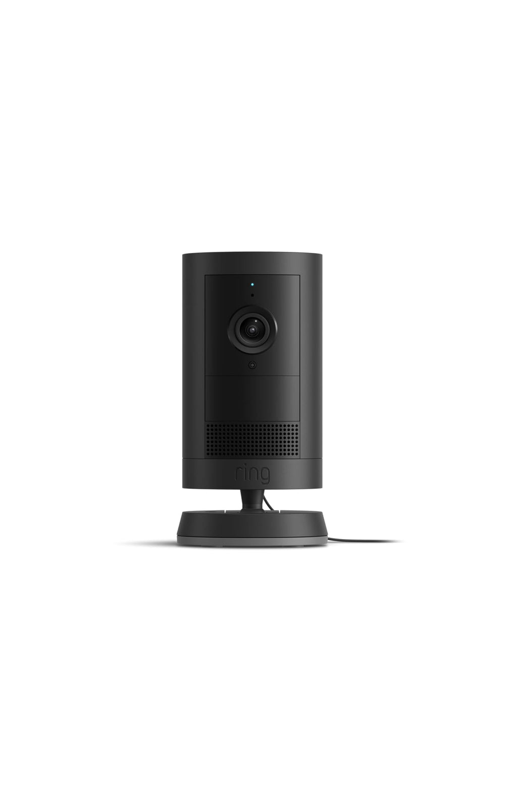 Ring Outdoor Cam Plus front view captures wide 2K video for home security.