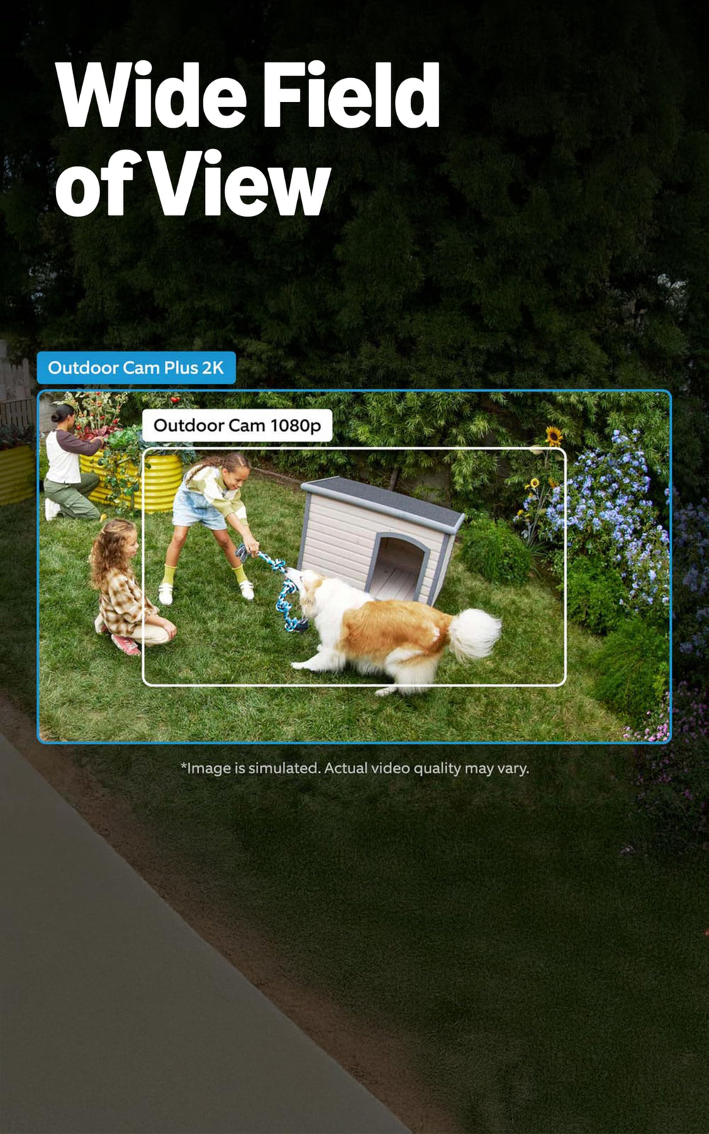 Ring Outdoor Cam Plus Battery versatile mounting for table, wall, or ceiling.
